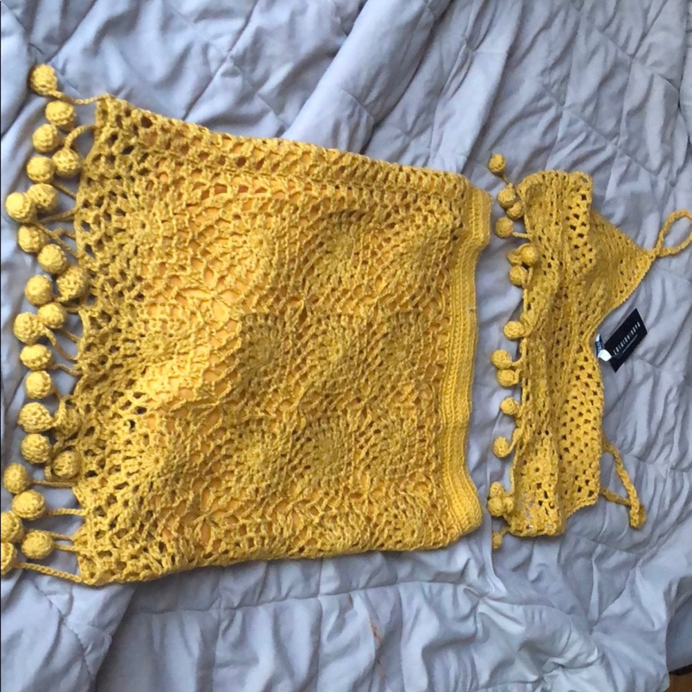Crotchet mustard festival set - Picture 3 of 5